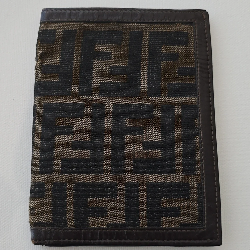 Fendi Zucca Logo Bifold Wallet